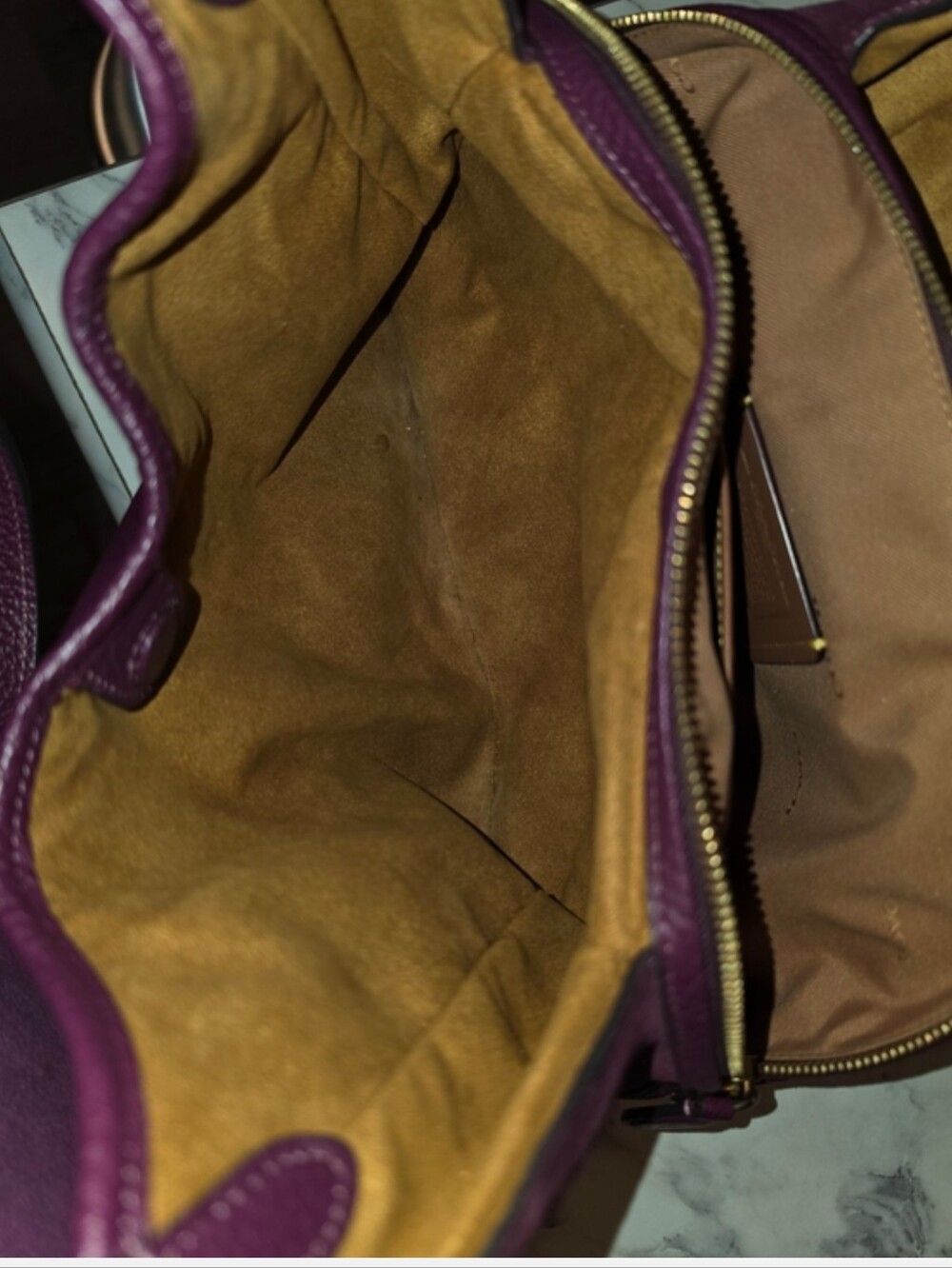 Coach Deep Berry Lori Shoulder Bag - Picture 4 of 9
